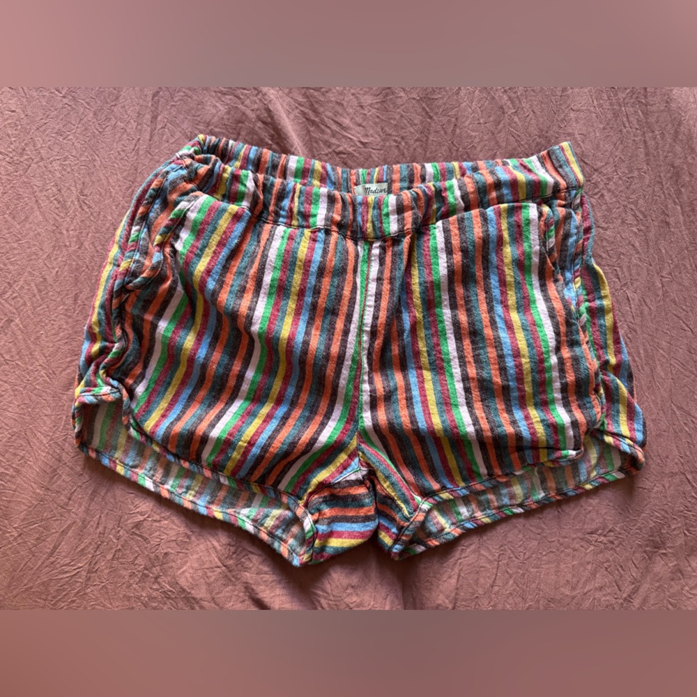 Madewell Multicolor Striped Women Shorts